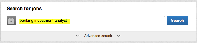 LinkedIn Job Search Keywords